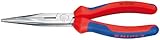 UPC 843221000042 product image for Knipex 2612200SBA Long Nose Pliers with Cutter with Comfort Grip, 8 Inch | upcitemdb.com