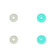 10 Gauge Glow in the Dark O-Ring 4-Pack