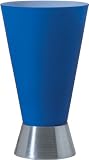 Cone Accent Light With Blue Glass Shade