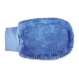 MIcrofiber Mitt Glove, Lint-free, Washable, Blue, Sold as 1 each
