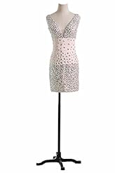 Sexy  Cocktail Satin/Tulle Party Dress/Mini Dress  With Rhinestones