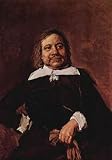 Frans Hals (Portrait of a man with a pointed collar, hip aufgestutzter in the right hand and gloves in his left hand) Bl - 11x17