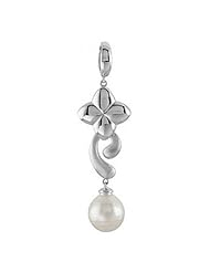 Sterling Silver Celtic Design Pearl Pendant Enhancer