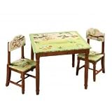 Guidecraft Hardwood Papagayo Table and Chairs Set