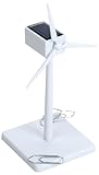 River City Clocks Miniature Solar-Powered Wind Turbine, 6-Inch Tall