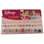 Disney Princess stick-on Earrings and Rings Set