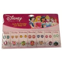 Disney Princess Earrings and Rings set