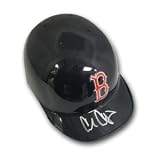 Autographed Carl Crawford Boston Red Sox Mini Replica Helmet