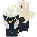 Nike T90 Junior Match Goalkeeper Gloves (Size: 4) (Colour: White / Black / Yellow )