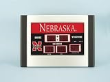 6.5x9 Scoreboard Desk Clock Nebraska Cornhuskers