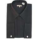 Black French Cuff Dress Shirt