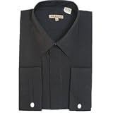 Black French Cuff Dress Shirt