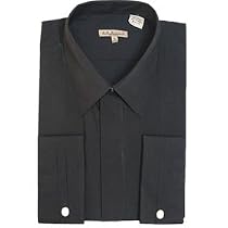 Black French Cuff Dress Shirt