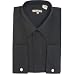 Black French Cuff Dress Shirt