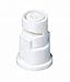 Polymer, Turbo FloodJet Wide Angle Flat Spray Tip - White