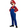 Super Mario Bros Deluxe Mario Costume Child Medium Size 8-10