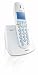 Philips CD4401S/02 Schnurloses DECT-Telefon mit blauer Display- und Tastaturbeleuchtung