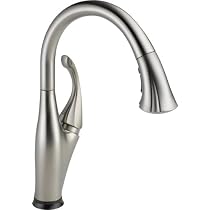 Delta 9192T-SS-DST Addison Single Handle Pull-Down Kitchen Faucet Featuring Touch2O, Stainless