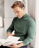 Devon & Jones Adult Sueded Cotton Mock Turtleneck (D420)