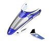 Complete Blue Canopy with/Vertical Fin: BMSR