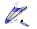 Complete Blue Canopy with/Vertical Fin: BMSR