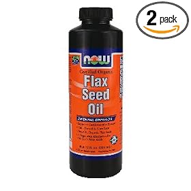 Now Foods Flax Seed Oil, 12 oz ( Multi-Pack)