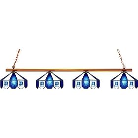 NCAA Duke Blue Devils 4-Light Game Table Lamp
