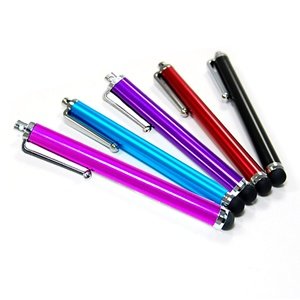 In Original Cosmos ® Packaging - 10 pcs COSMOS Aqua Blue/Black/Red/Pink/Purple Stylus/styli Touch Screen Cellphone Tablet Pen for iPhone 4G 3G 3GS iPod Touch iPad 2 Motorola Xoom, Samsung Galaxy, BlackBerry Playbook AMM0101US + Cosmos Cable Tie-Cosmos