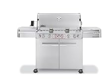 Weber 2780001 Summit S-670 Grill, Propane, Stainless Steel