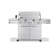 Weber 2780001 Summit S-670 Grill, Propane, Stainless Steel