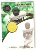 2009 Press Pass SE Game Day Gear Jerseys Gold #GDGJJ Jeremiah Johnson - Oregon Ducks (Piece of Authentic Jersey - Serial #d to 199) (Football Cards)