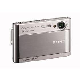 Sony DSCT70S Slim Digital Camera - Silver (8.1MP, 3x Optical Zoom) 3.0" LCD
