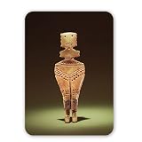 Fertility figure, c.3000 BC (bone) by.. - Mouse Mat Art247 Highest Quality Natural Rubber Mouse Mats - Mouse Mat