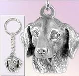 Dachshund 3D Pewter Keychain for Real Dog People