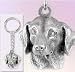   - Dachshund 3D Pewter Keychain for Real Dog People