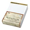 TOPS 74880 Second Nature Recycled 8-1/2x11 Pads, White, Legal Rule, 50 Sheets/pad, 12/pk