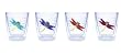 Tervis Tumbler Dragonflies 12-Ounce Double Wall Insulated Tumbler, Set of 4