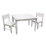 Guidecraft Classic White Table and Chairs Set Style: No Thanks