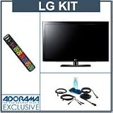 LG 42LD550 42 inch Class 1080p Full HD LCD TV, with Accessory Kit (2 HDMI Cables, 1 RGB Cable, 1 Audio Cable, Plasma / LCD Clean Kit. Monster 6 Outlet Surge Protection)