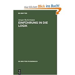 Einf�hrung in die Logik. (De Gruyter Studienbuch)