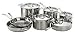 Le Creuset Tri-Ply Stainless Steel 12 piece cookware set