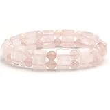 Cute Stretchy Rose Quartz Bracelet