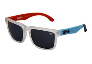 EOZY Gafas De Sol Para Hombre Deportivas Antirreflejos Protección UV Transparente Y Pies Azul Y Rojo