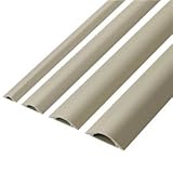 （まとめ） エレコム 床用モール 幅30mm×長さ1m ベージュ LD-GA1207 1本 【×10セット】