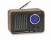 Produkt-Bild: Miniradio Holz Design Radio Uhrenradio Thermometer Radiowecker Denver TR-39
