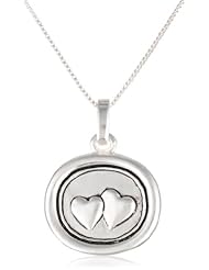 Sterling Silver "A Precious Gift Of Friendship Is To Know The Heart Of Another and To Share Ones Heart with Another" Reversible Pendant Necklace, 18"