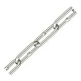 水本機械 強力アルミチェーン 生地 線径3×内長24×内巾5mm 1m価格 AL-3