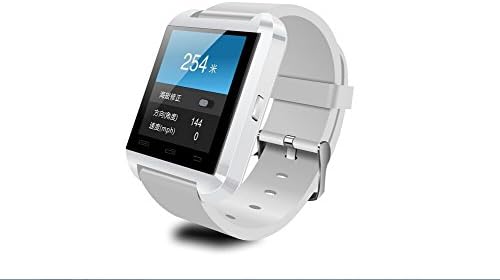 2014 Luxury Bluetooth Smart Watch Wrist Wrap Watch Phone for IOS Apple iphone 4/4S/5/5C/5S Android Samsung S2/S3/S4/Note 2/Note 3 HTC Nokia White
