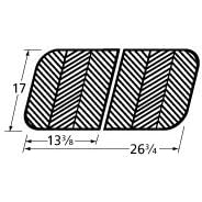 Cast Iron Cooking Grid for Broil King, Coleman, Fiesta, Charbroil, Kenmore, Thermos,... by 