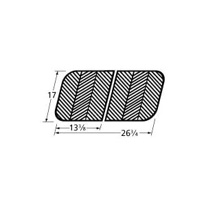 Cast Iron Cooking Grid for Broil King, Coleman, Fiesta, Charbroil, Kenmore, Thermos,... by 